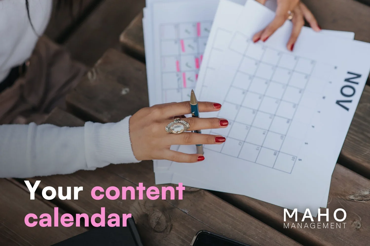 Your content calendar